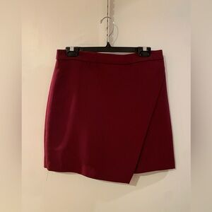 Banana Republic Deep Red Mini Skirt